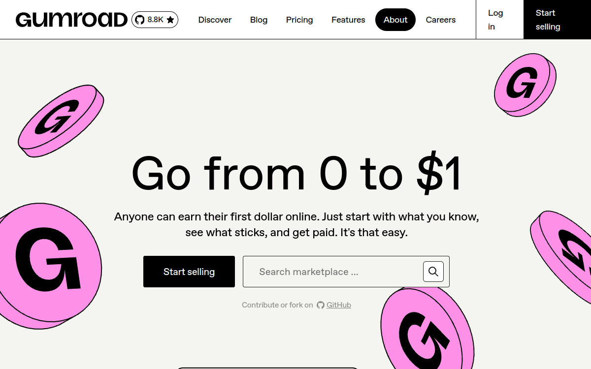 Gumroad screenshot 1