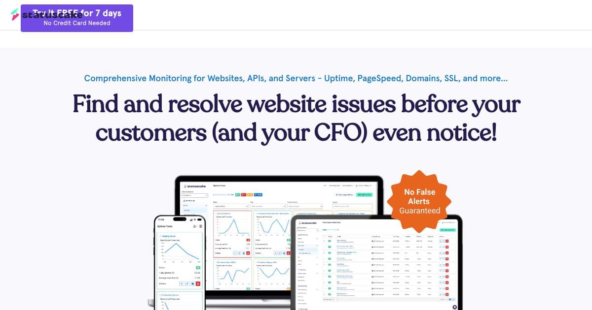 StatusCake screenshot 1