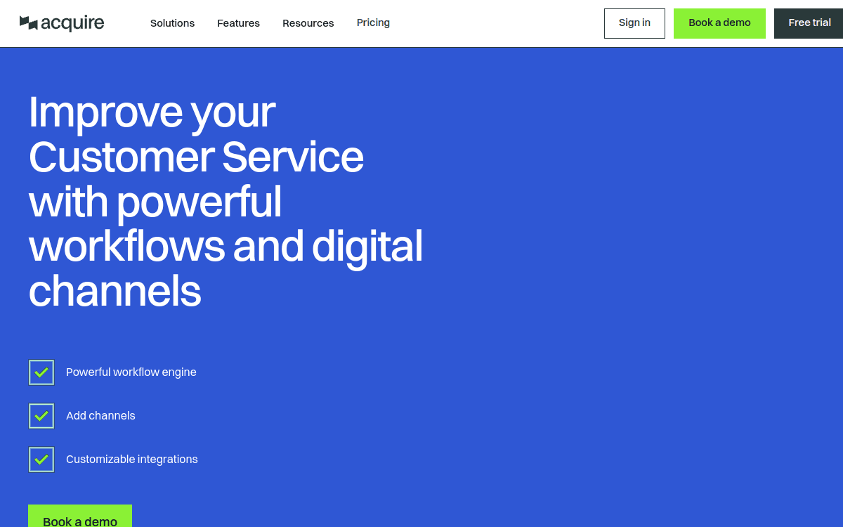 Acquire screenshot 1