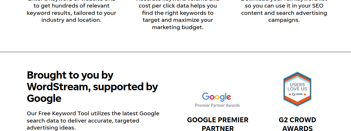 WordStream Keyword Tool thumbnail 2