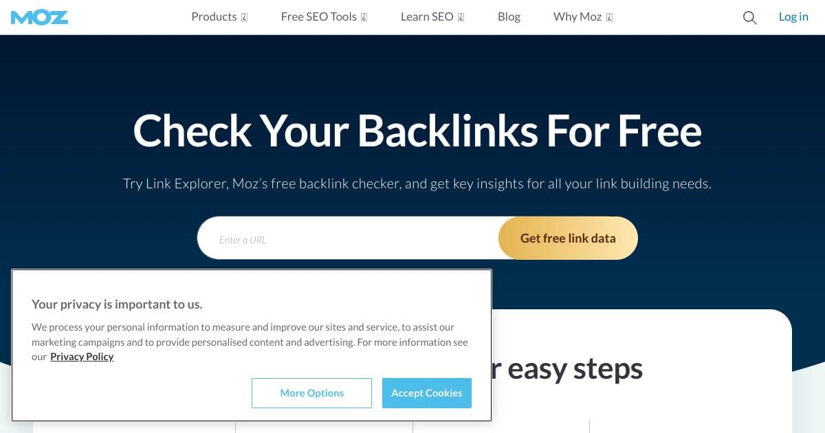 Moz Link Explorer screenshot 1