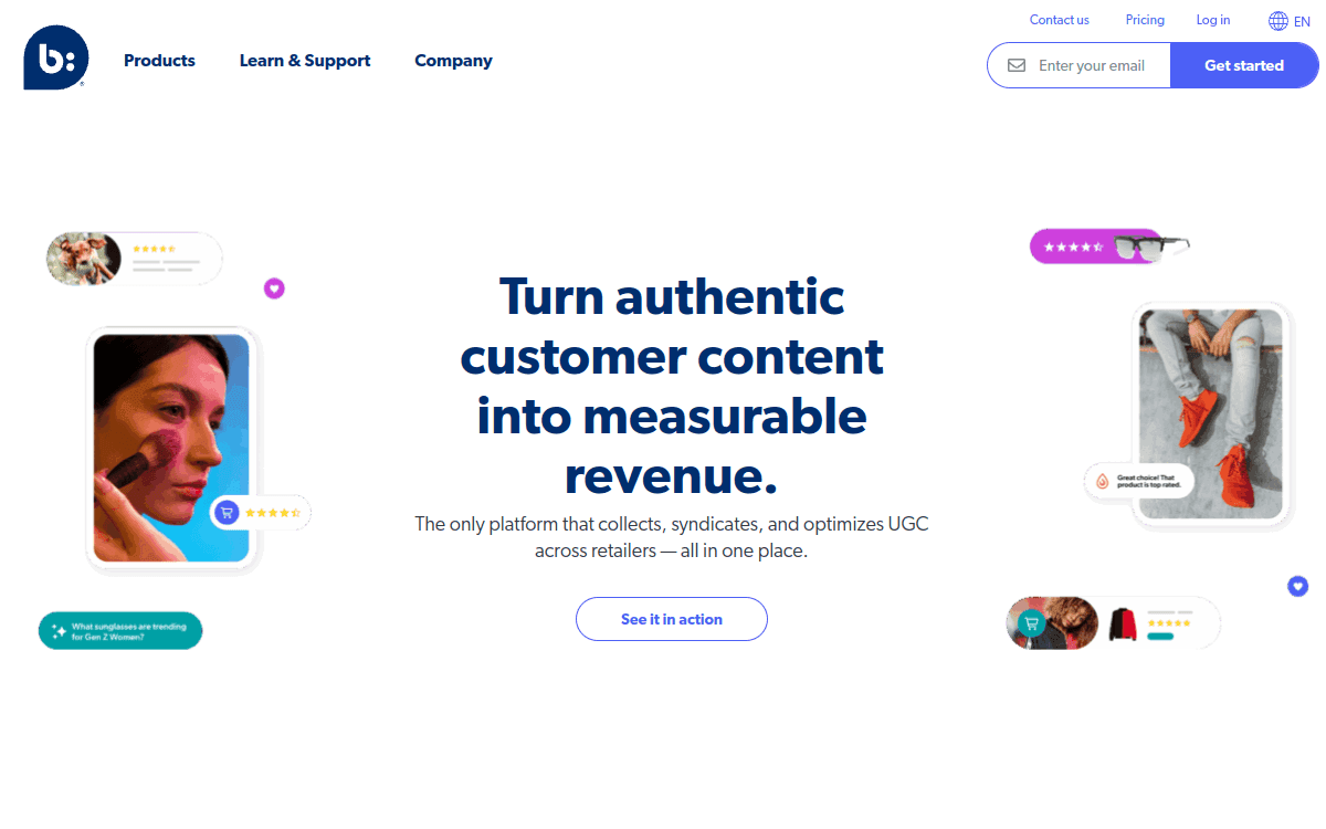 BazaarVoice screenshot 1