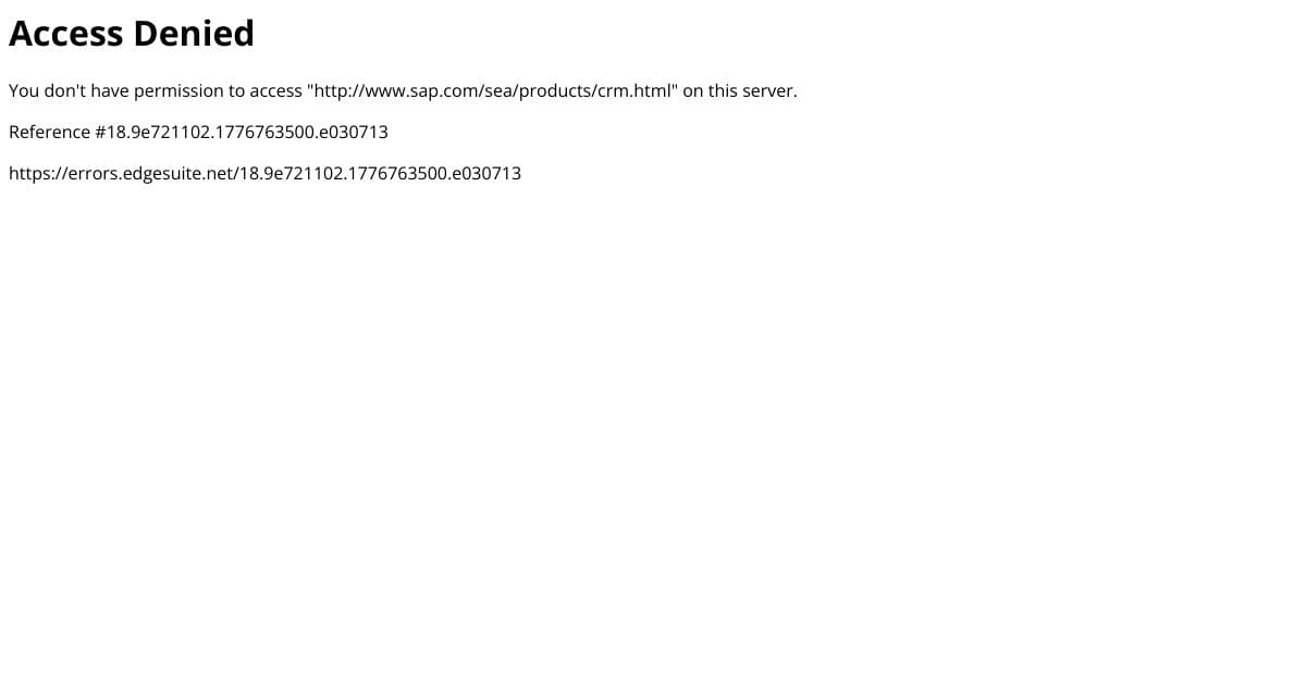 SAP CRM and CX solutions