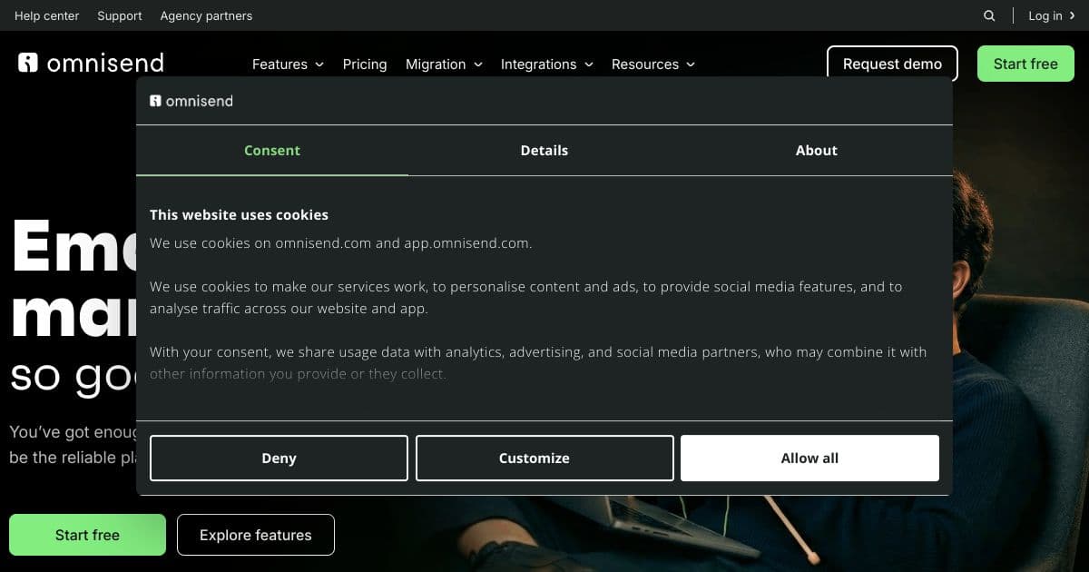 Omnisend screenshot 1