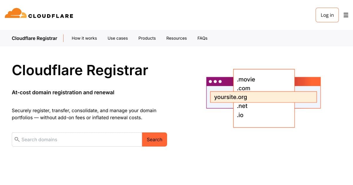 Cloudflare - Registrar screenshot 1