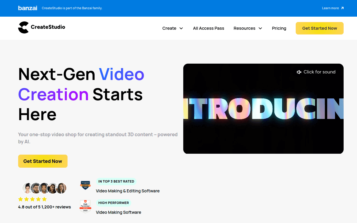 CreateStudio screenshot 1