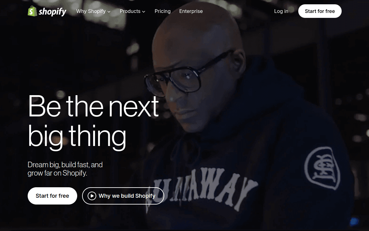 Shopify screenshot 1