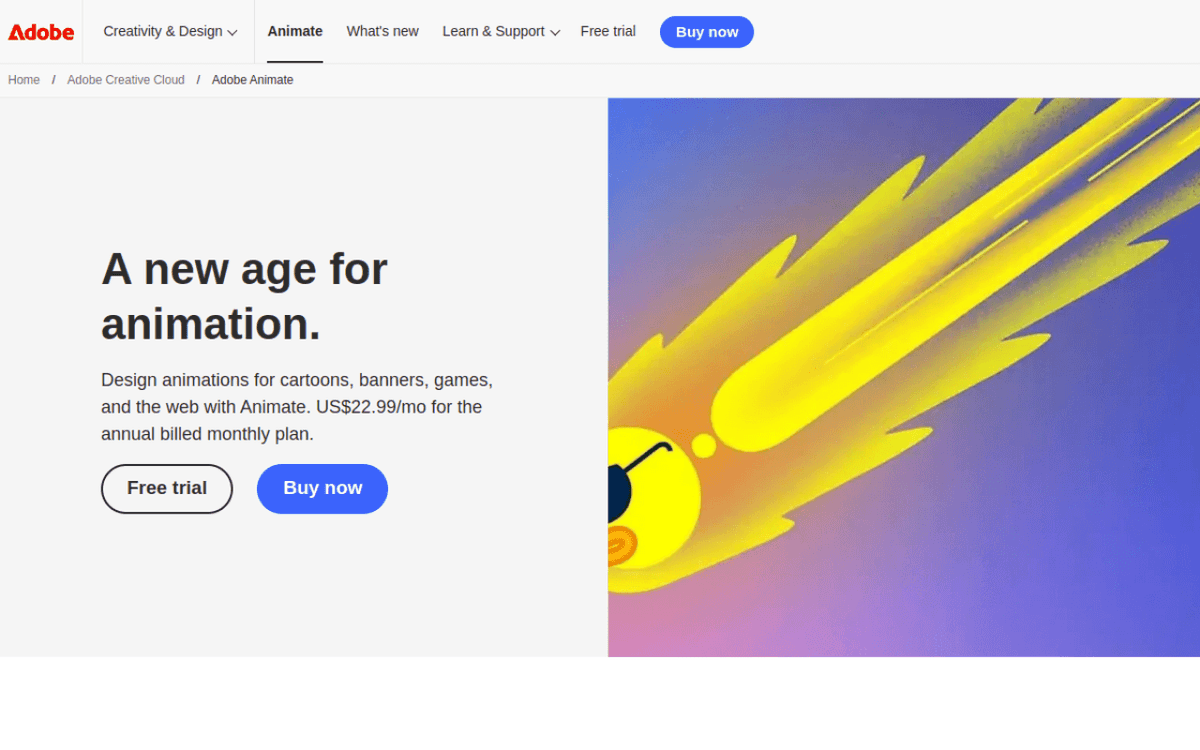 Adobe Animate screenshot 1