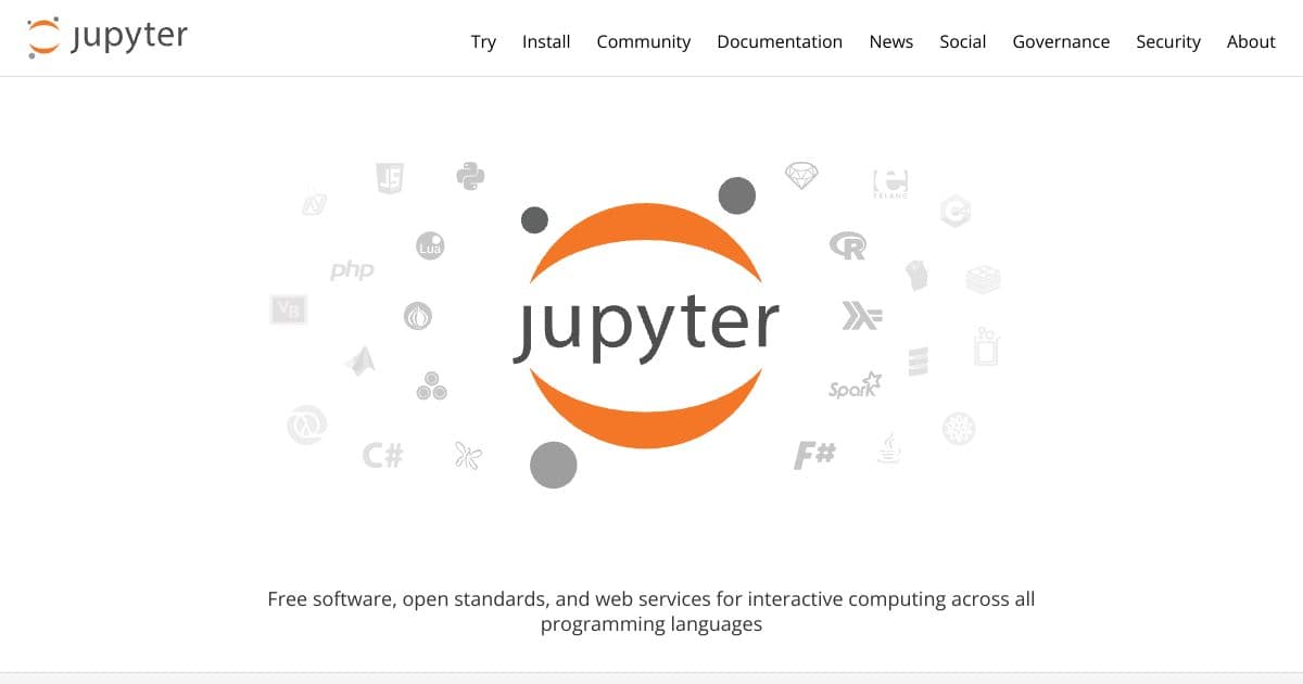 Jupyter Notebook screenshot 1