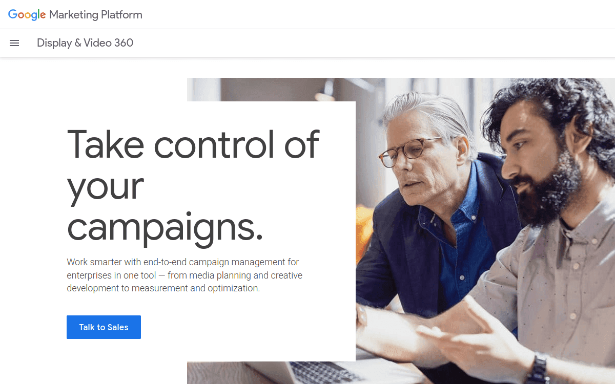 Google Dv360 screenshot 1