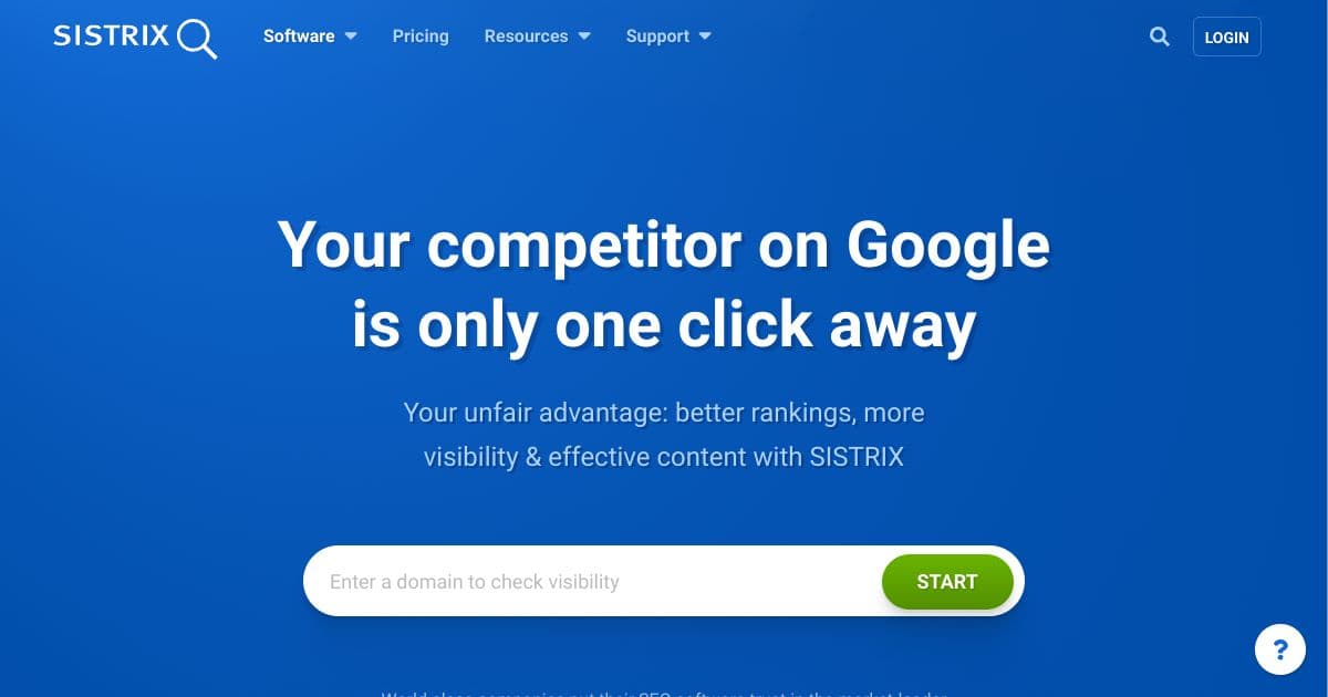 Sistrix screenshot 1