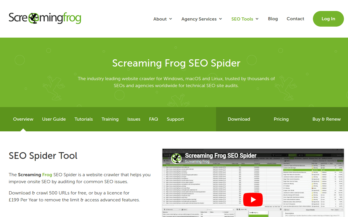 Screaming Frog SEO Spider screenshot 1