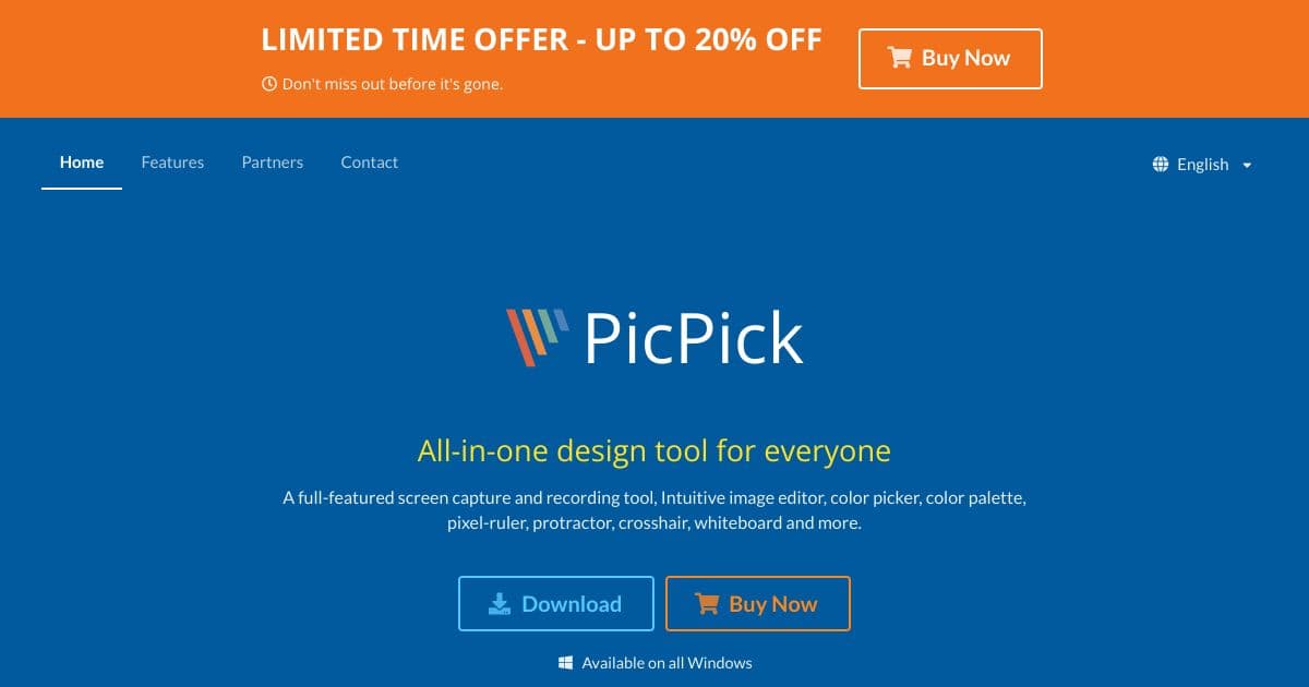 PicPick screenshot 1