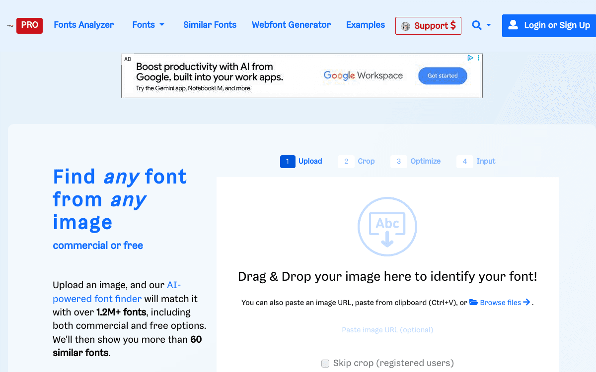 WhatFontIs screenshot 1