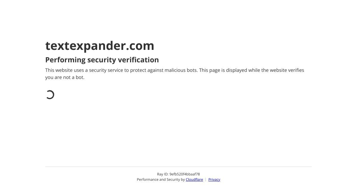 TextExpander screenshot 1