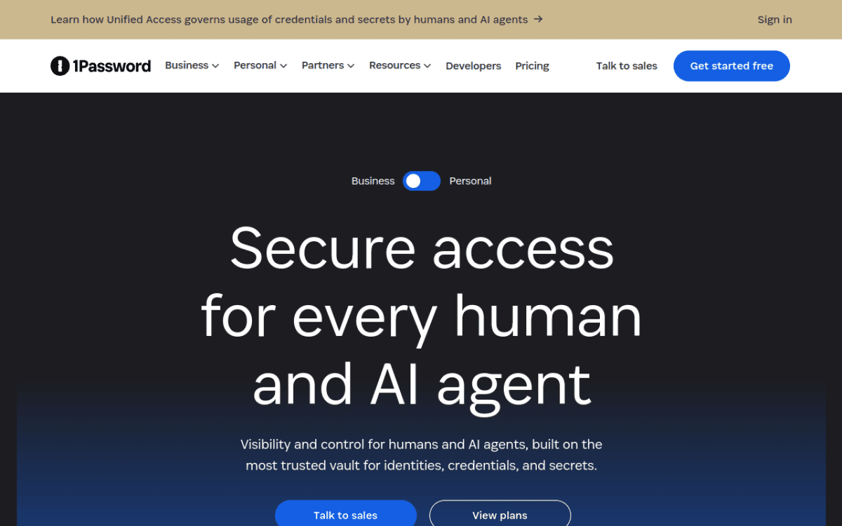 1Password screenshot 1