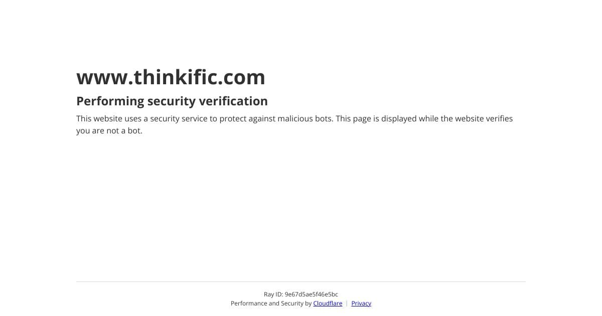 Thinkific screenshot 1