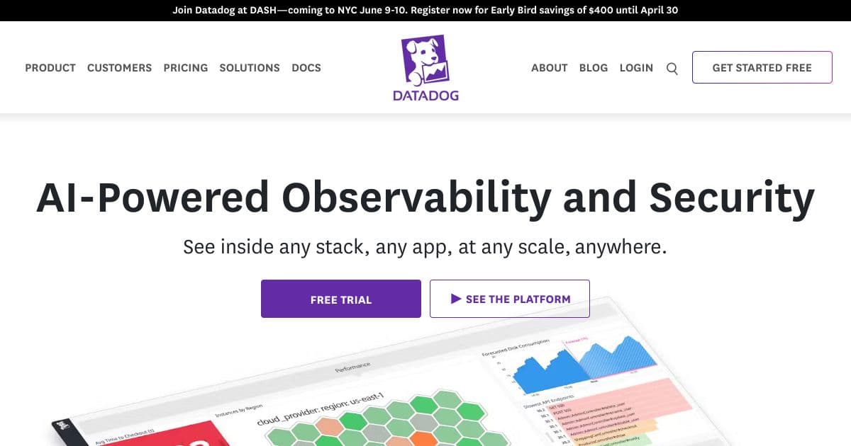 DataDog screenshot 1