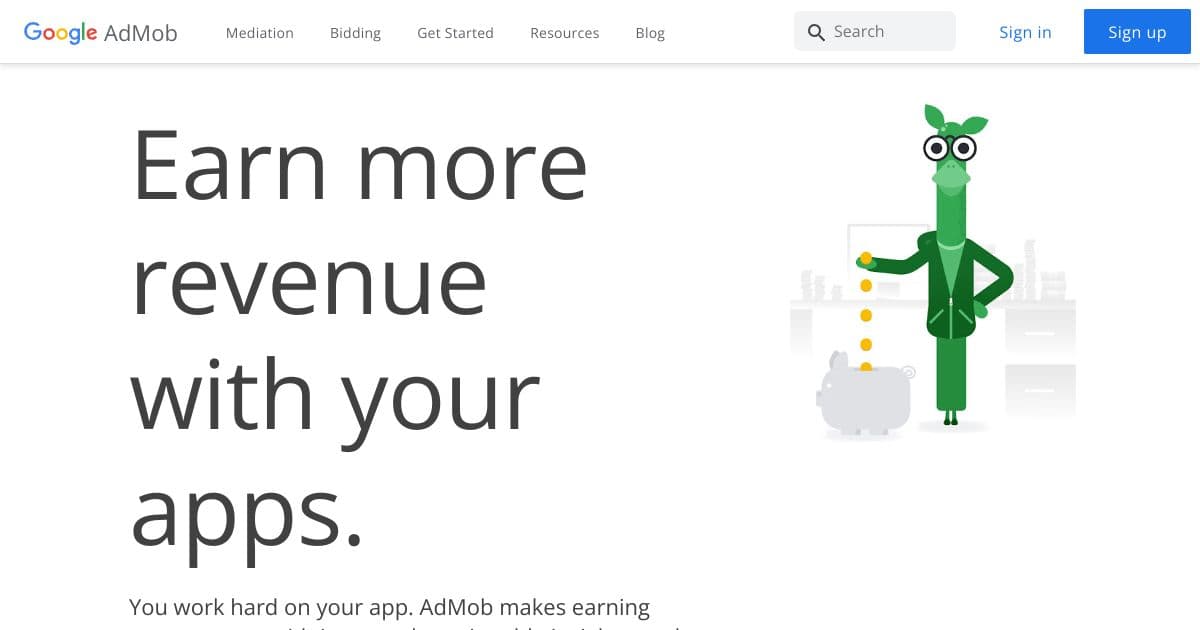 Google AdMob screenshot 1
