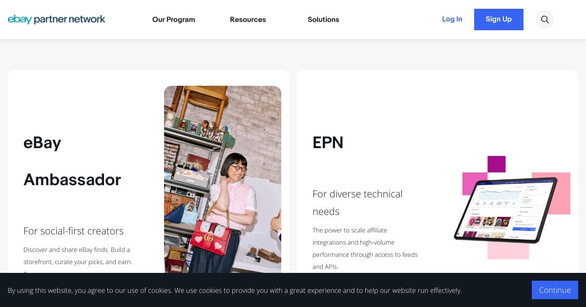 Ebay Partner Network screenshot 1