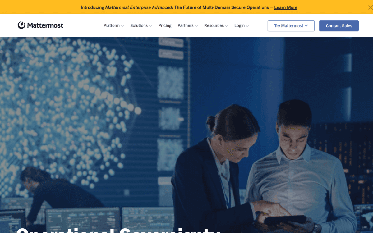 Mattermost screenshot 1