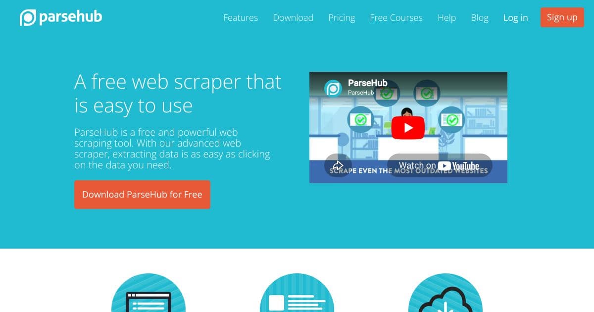 ParseHub screenshot 1