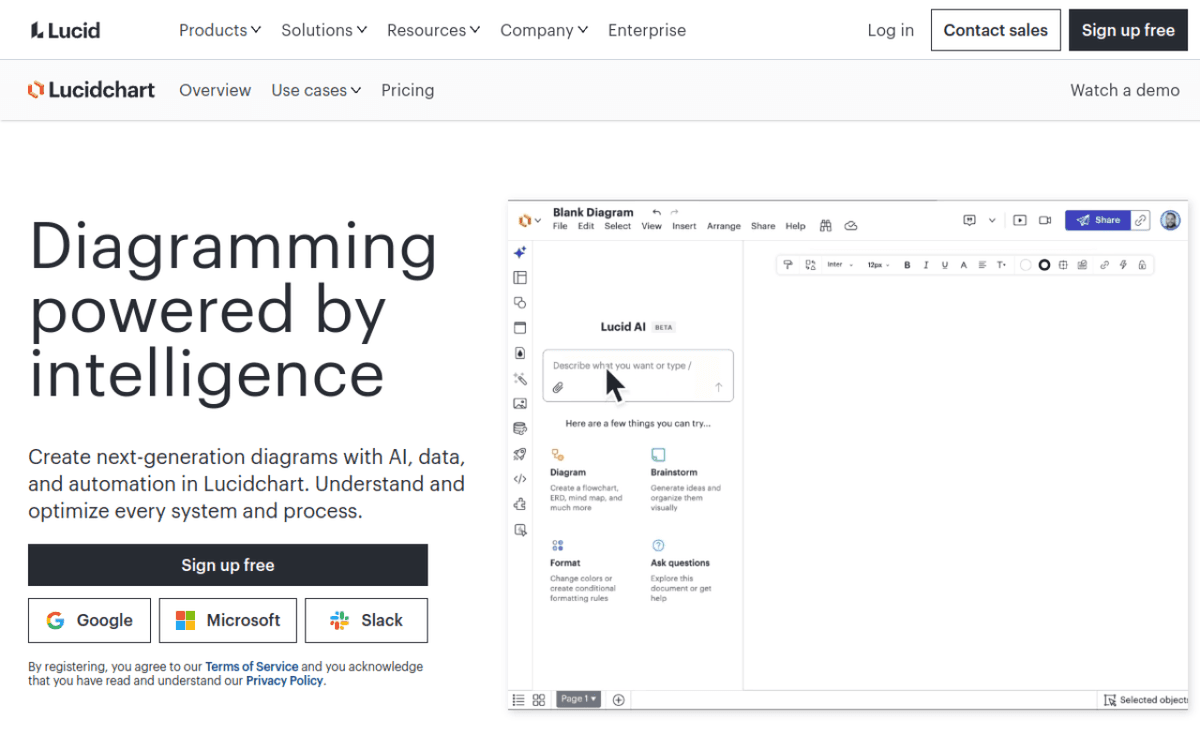 LucidChart screenshot 1