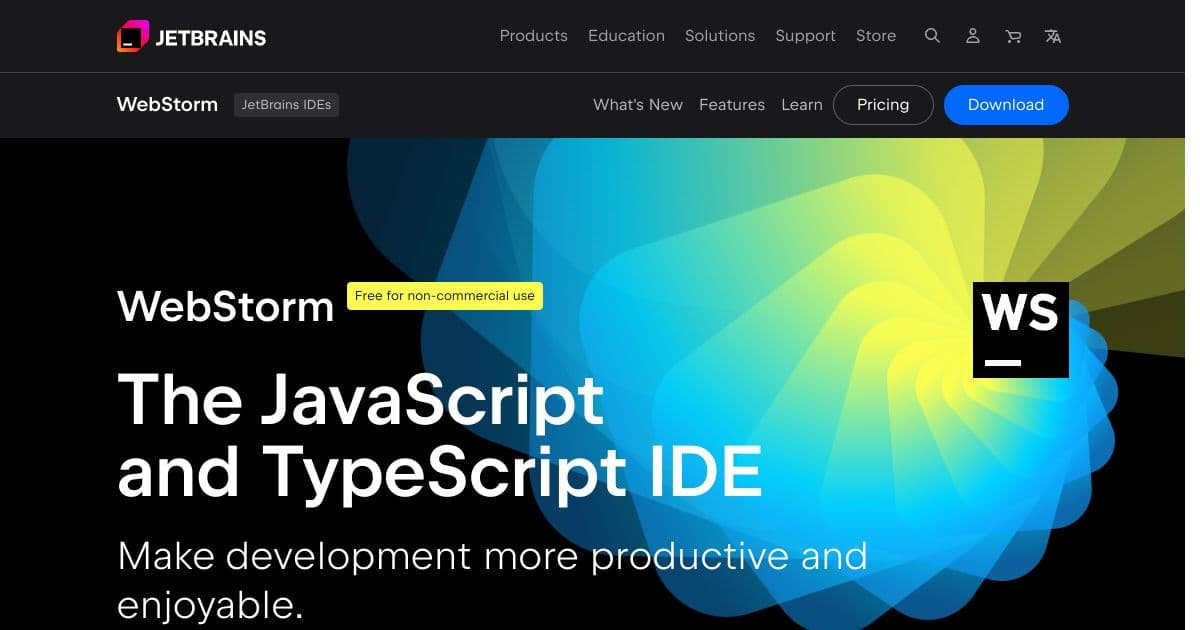 WebStorm screenshot 1