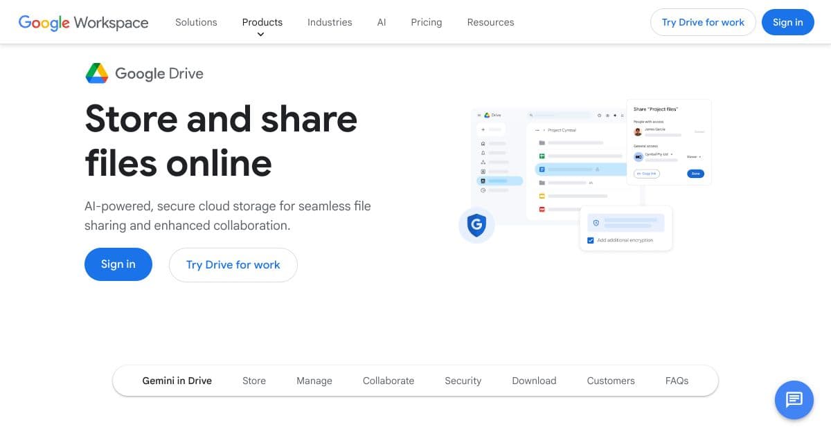 Google Drive screenshot 1