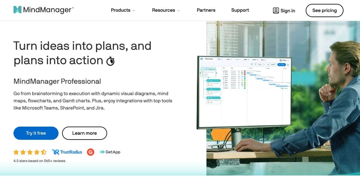 MindJet MindManager screenshot 1