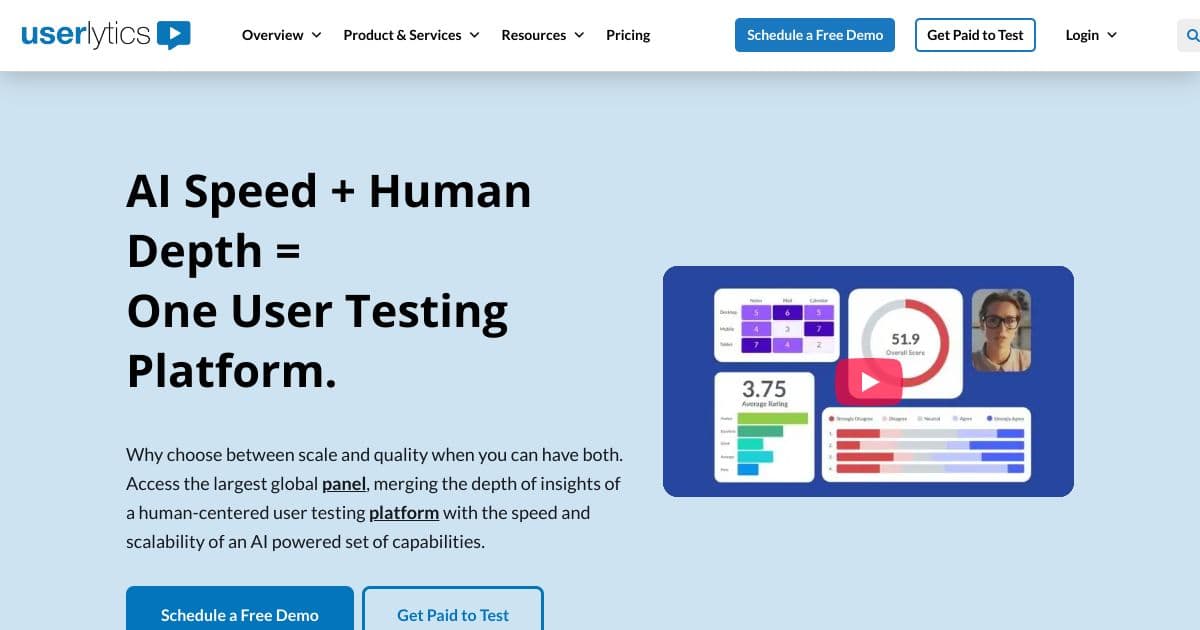 Userlytics screenshot 1