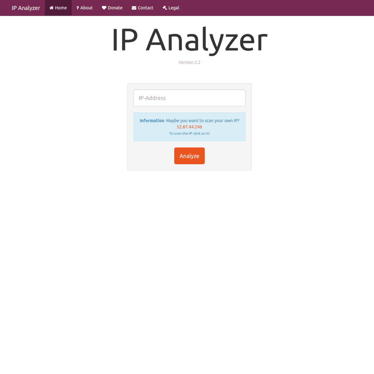 Ipalyzer screenshot 1