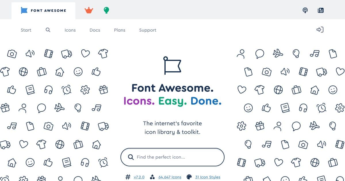 Font Awesome screenshot 1