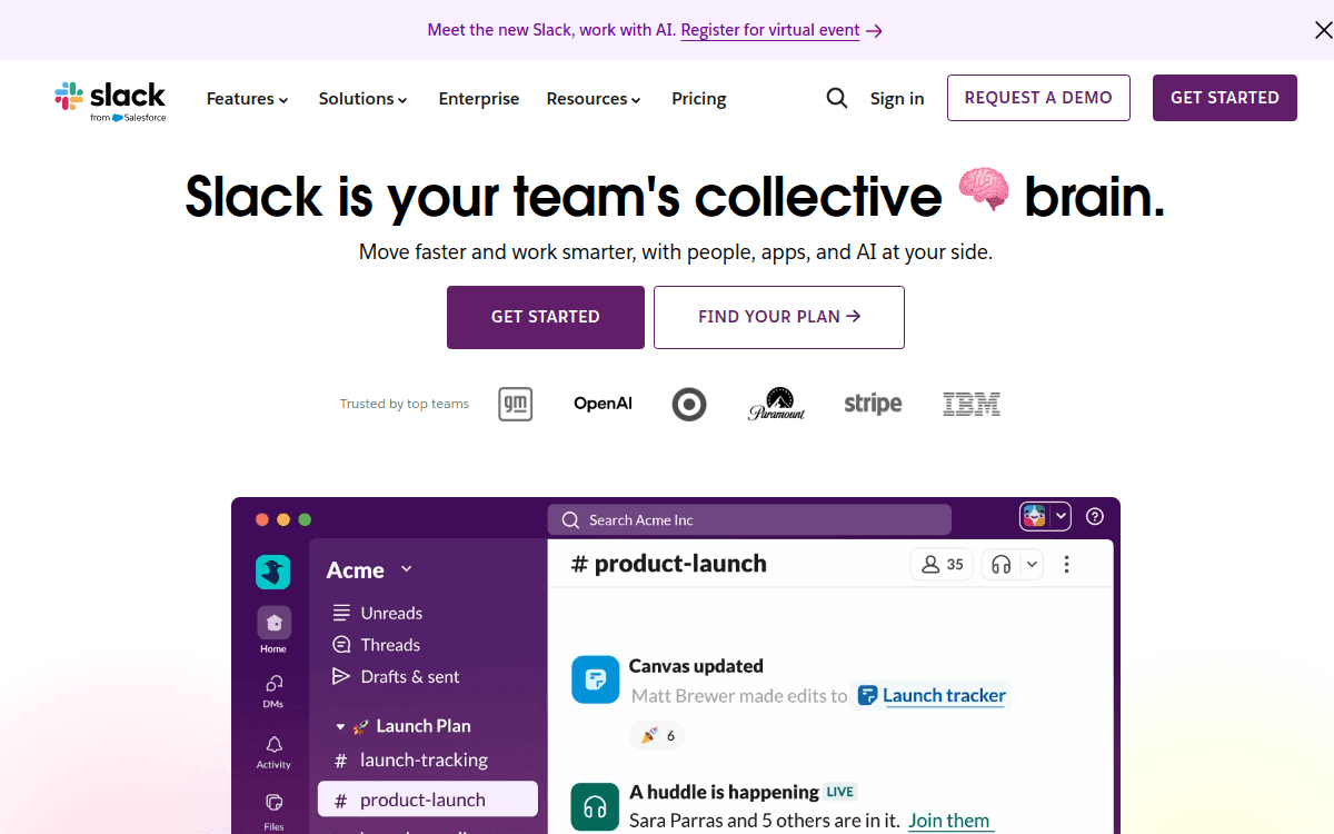Slack screenshot 1