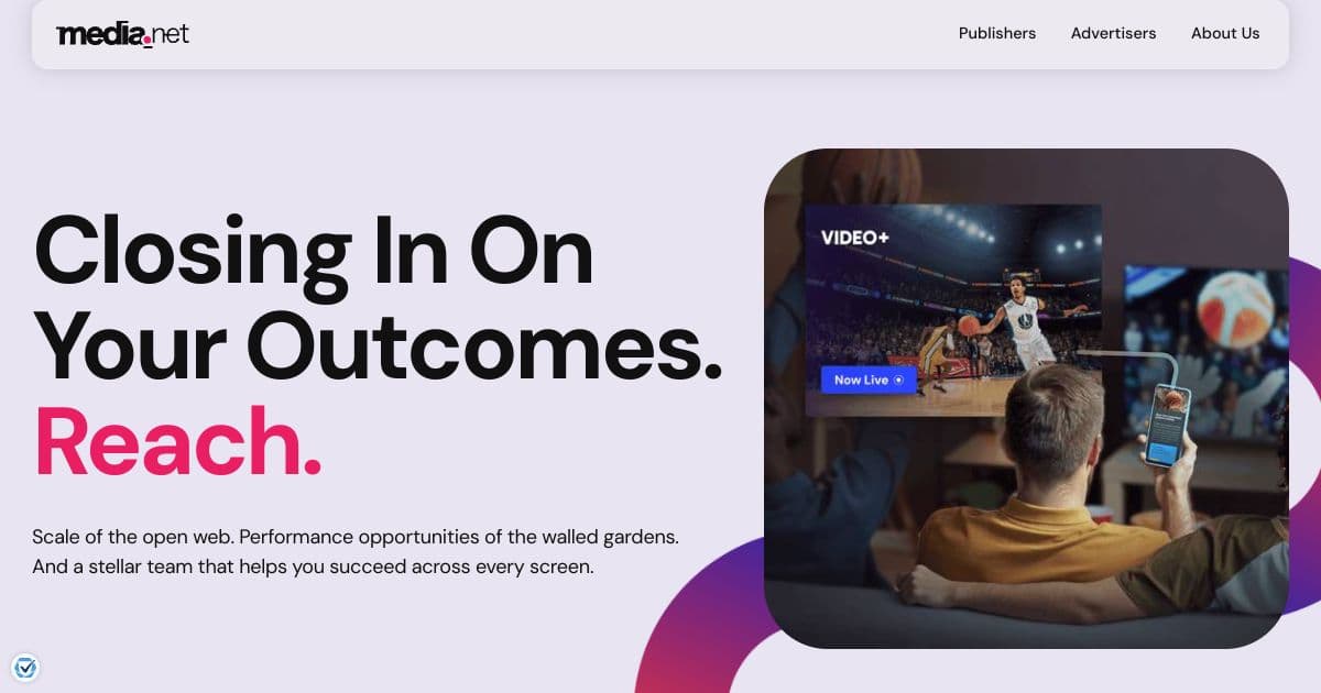 Media.net screenshot 1