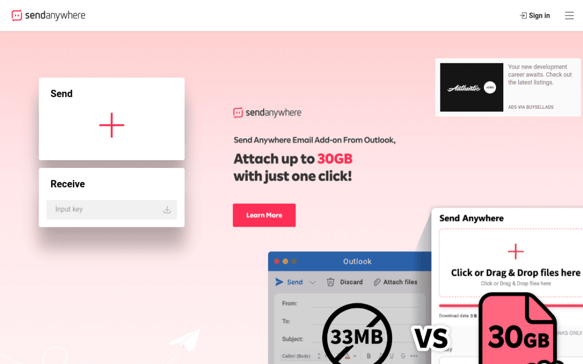 Send Anywhere screenshot 1