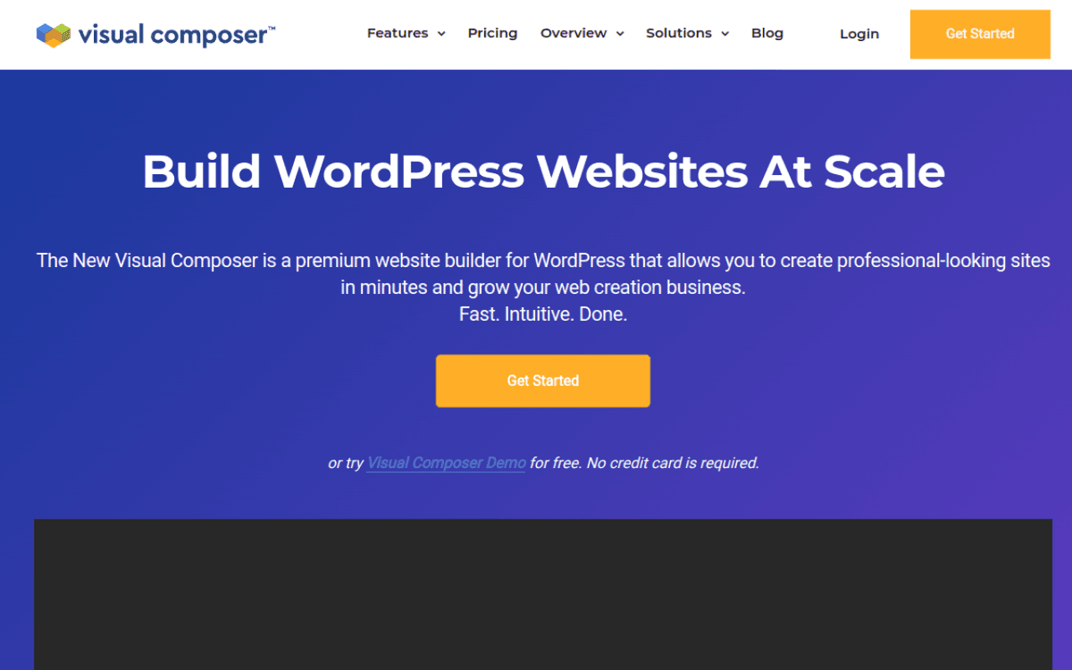Visual Composer screenshot 1