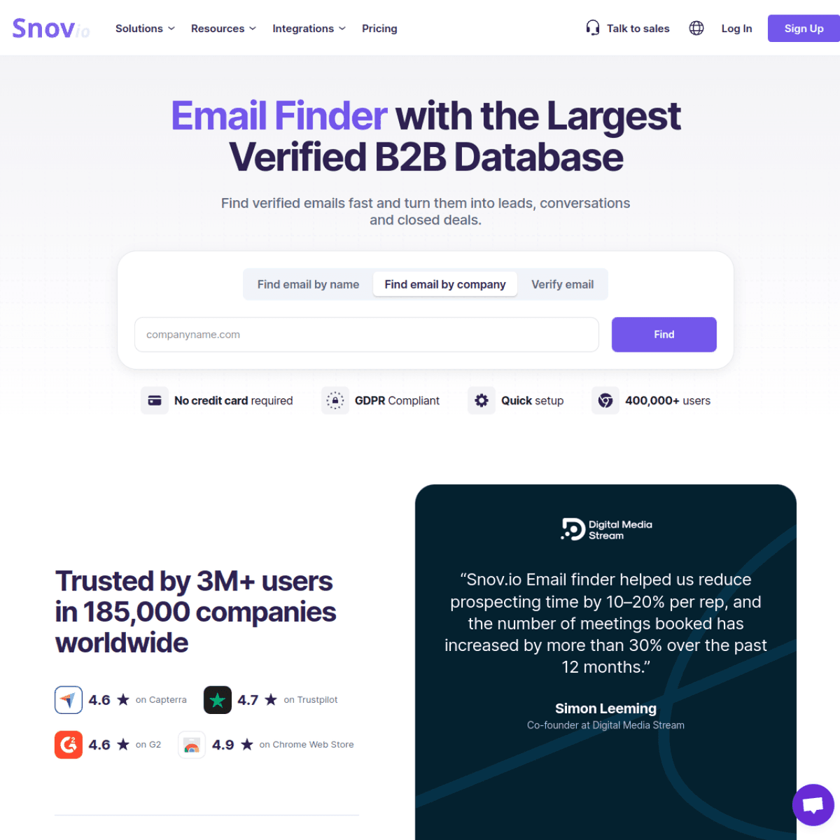 Snov.io Email Finder screenshot 1