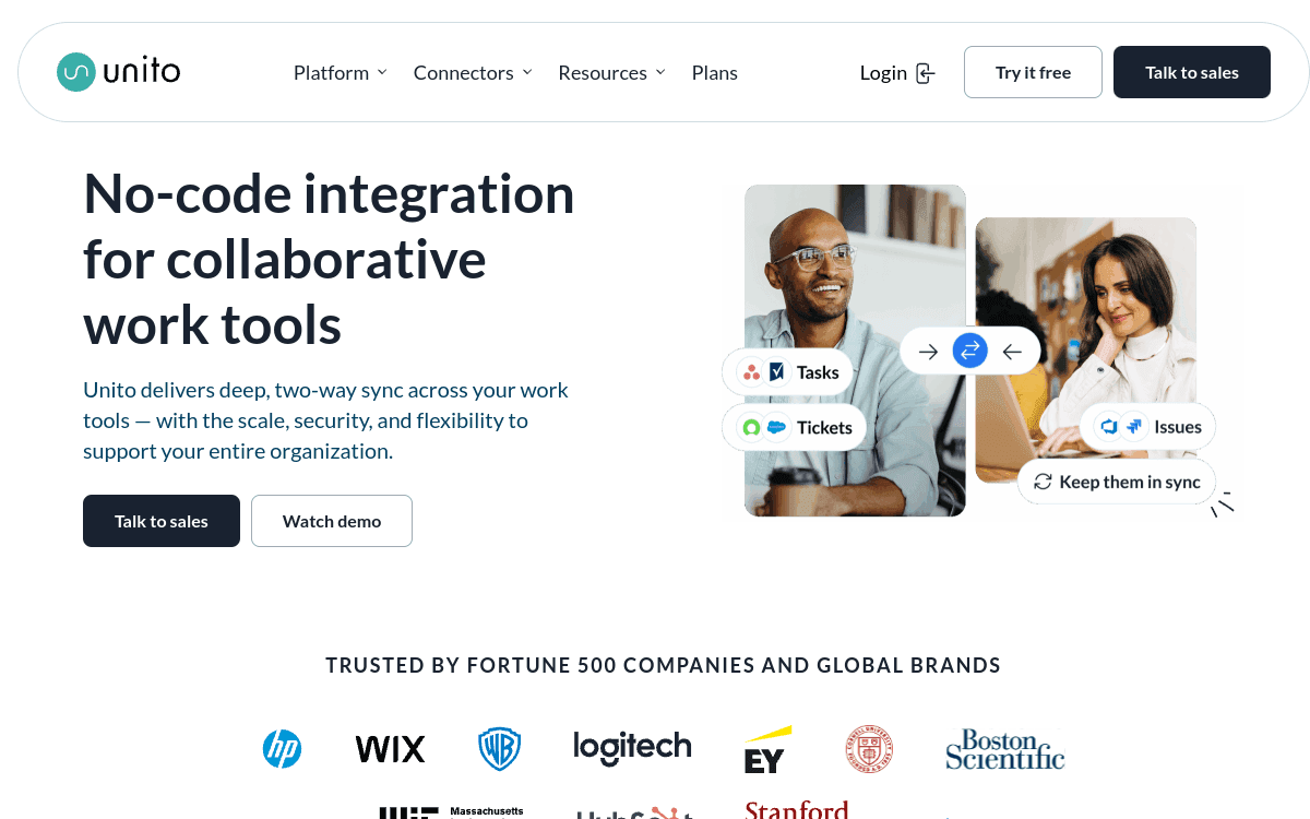 Unito.io screenshot 1