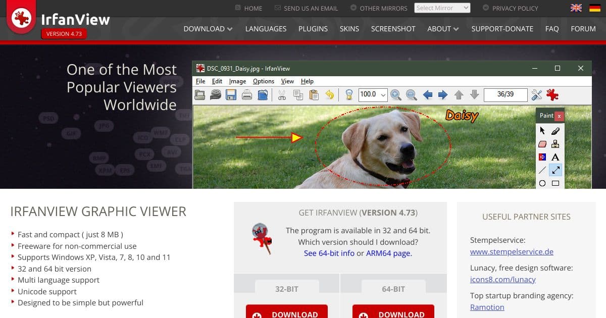 IrfanView screenshot 1