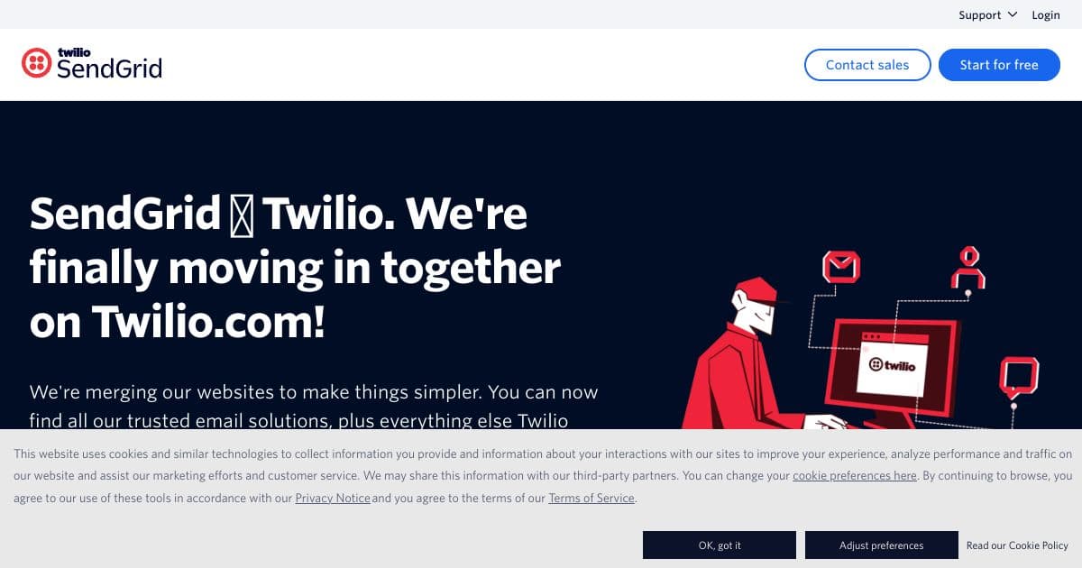 SendGrid screenshot 1