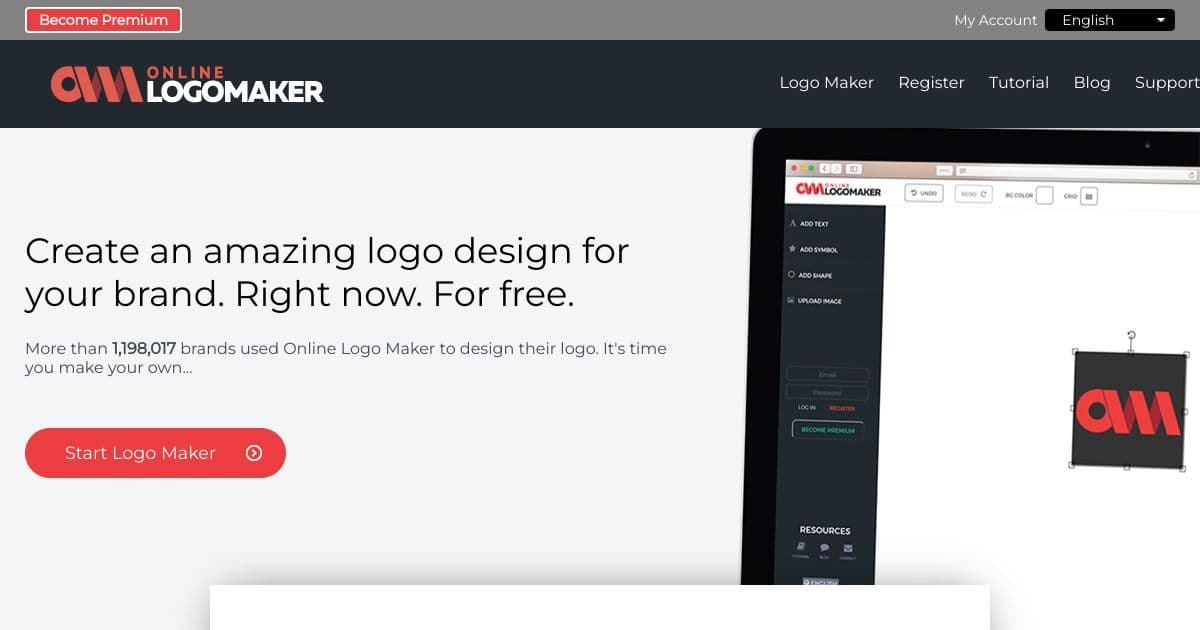 OnlineLogoMaker screenshot 1