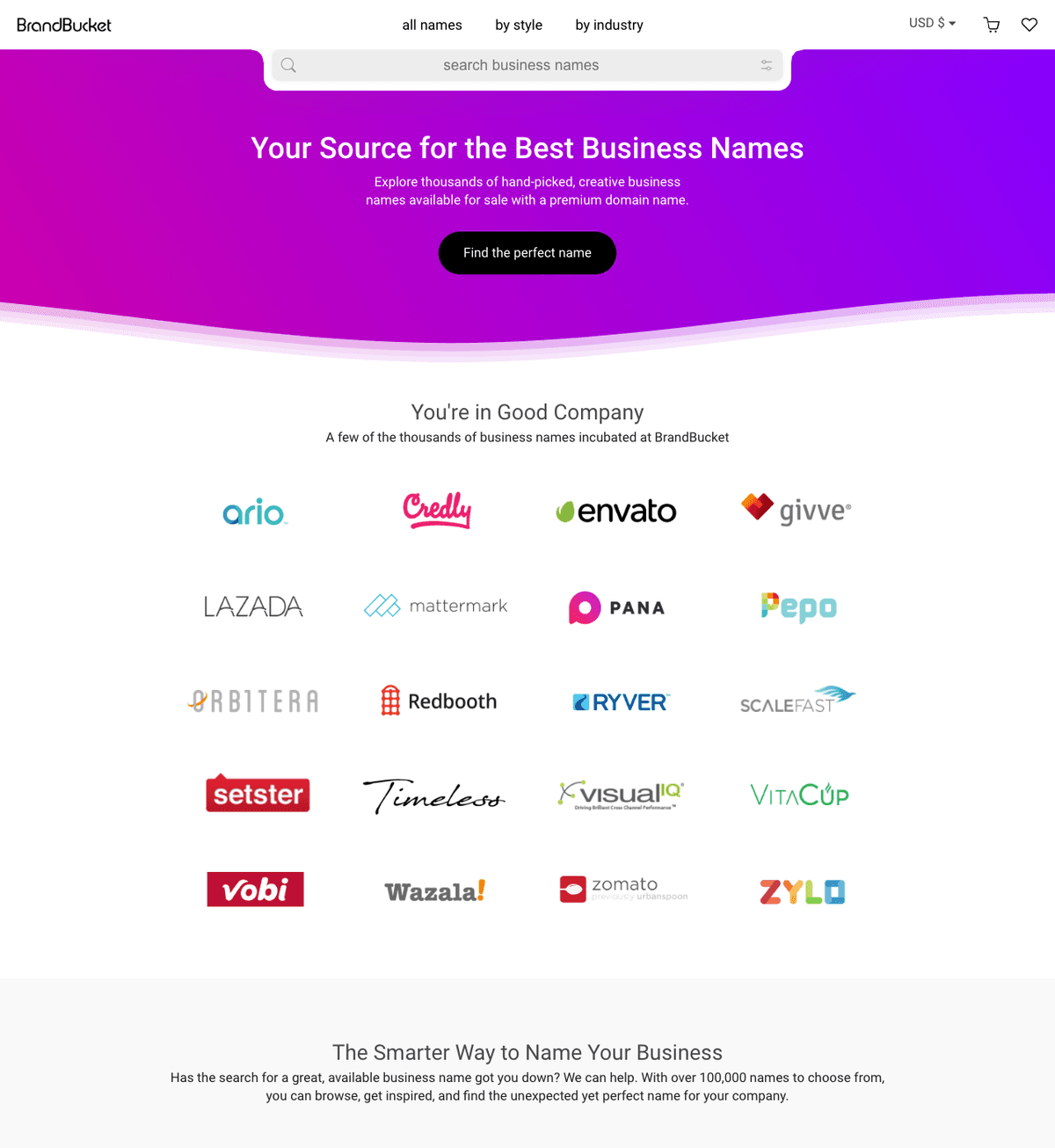 BrandBucket screenshot 1