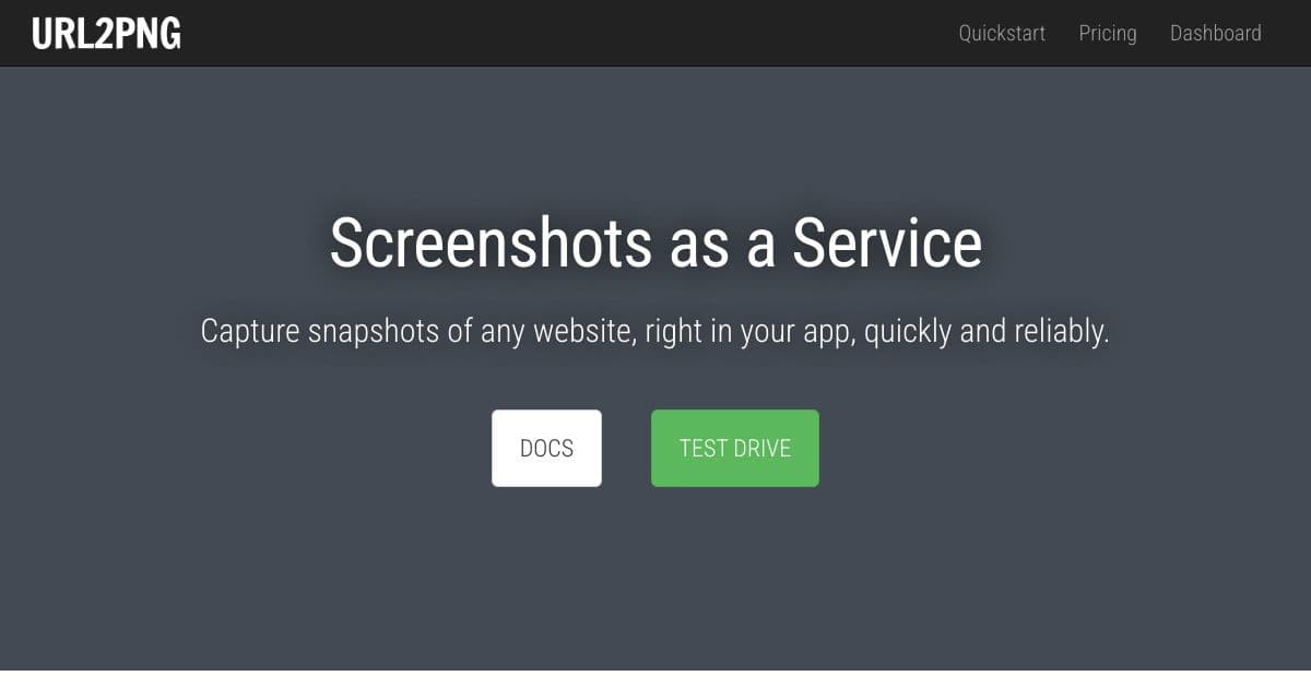 URL2PNG screenshot 1