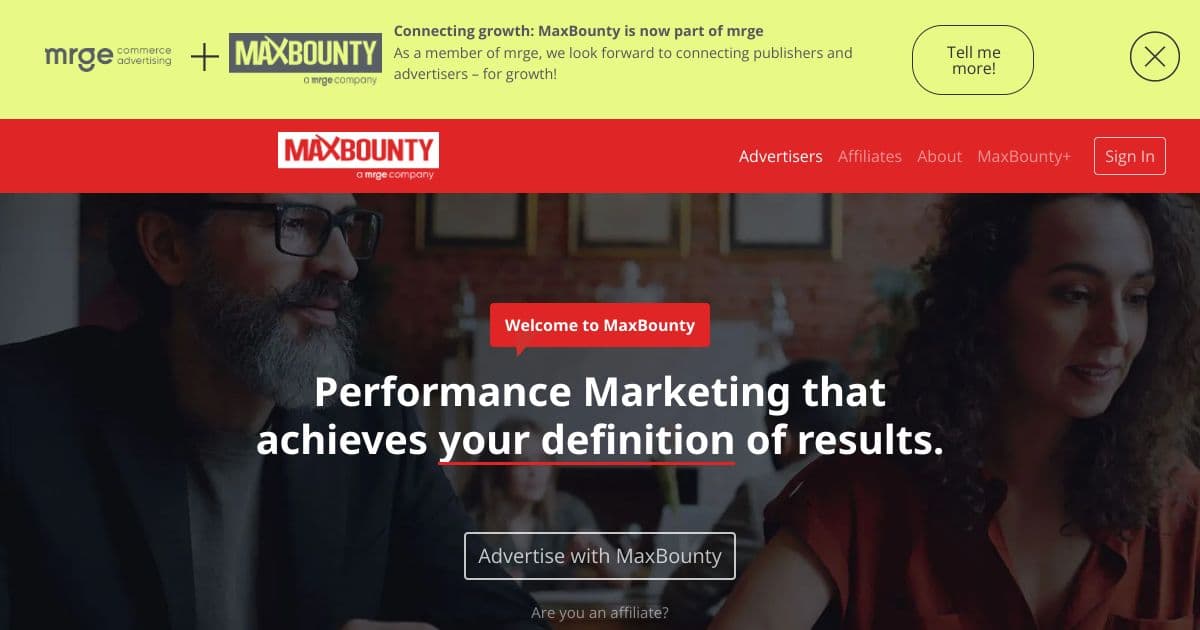 MaxBounty screenshot 1