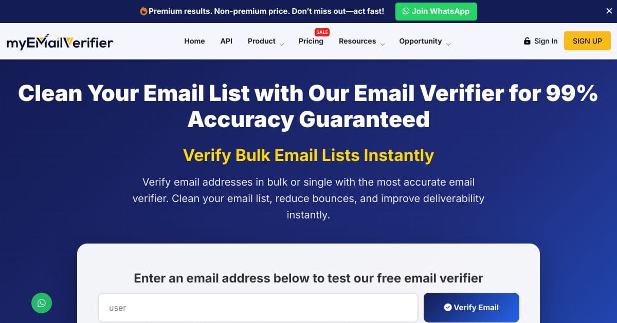 MyEmailVerifier screenshot 1