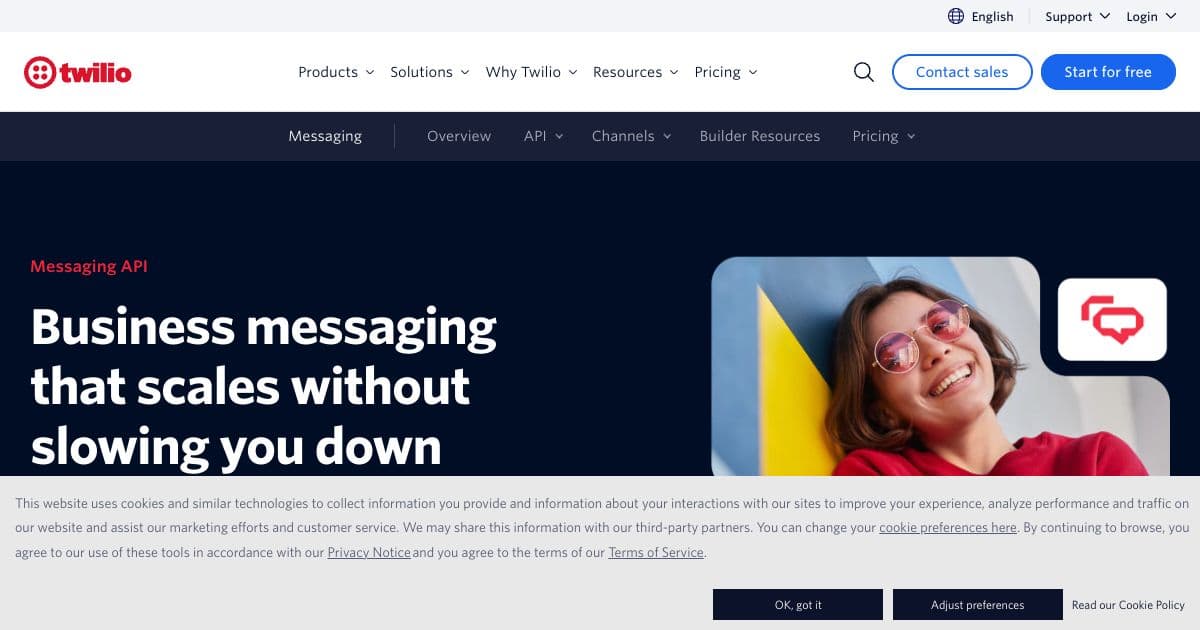 Twilio Business Text Messaging screenshot 1