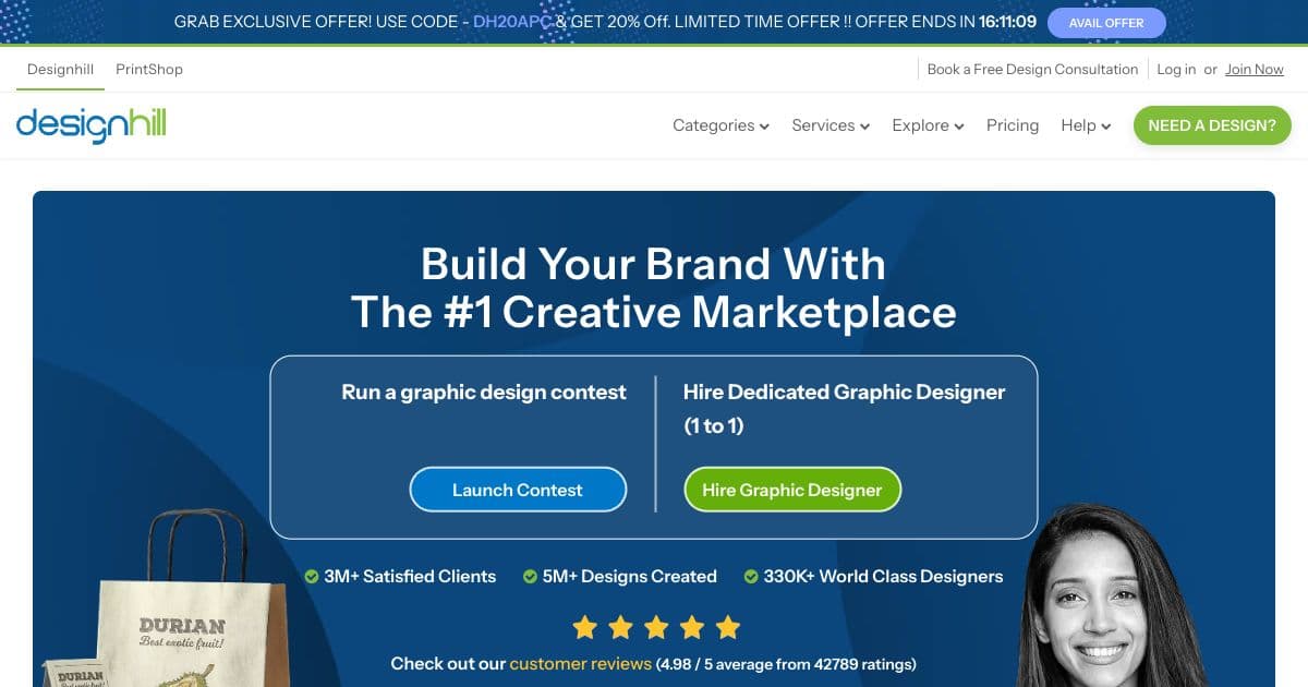 Designhill screenshot 1