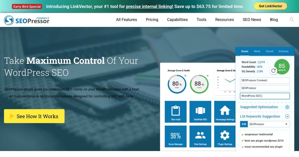 SEOPressor screenshot 1