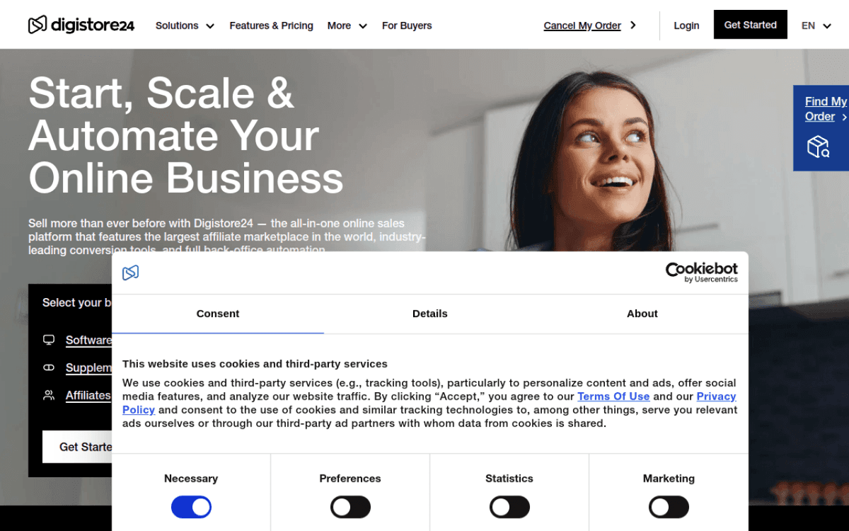 Digistore24 screenshot 1